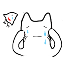 Cat of Japanese style and Chidori sticker #2882322