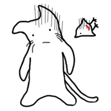 Cat of Japanese style and Chidori sticker #2882325