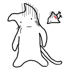 Cat of Japanese style and Chidori sticker #2882325