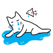 Cat of Japanese style and Chidori sticker #2882326