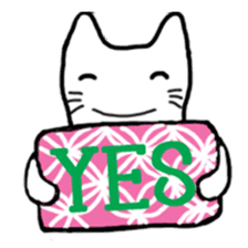 Cat of Japanese style and Chidori sticker #2882327