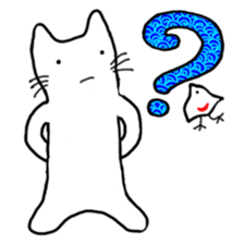 Cat of Japanese style and Chidori sticker #2882330