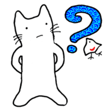 Cat of Japanese style and Chidori sticker #2882330