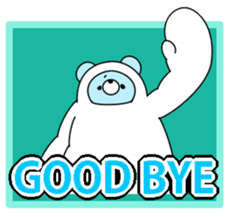 snow rabbit and snow bear sticker #2882892