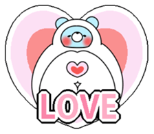 snow rabbit and snow bear sticker #2882902