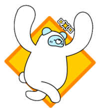 snow rabbit and snow bear sticker #2882903