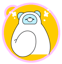 snow rabbit and snow bear sticker #2882909