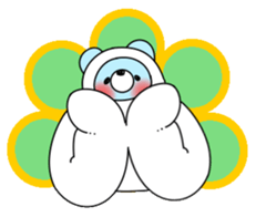 snow rabbit and snow bear sticker #2882911