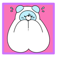 snow rabbit and snow bear sticker #2882912