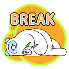 snow rabbit and snow bear sticker #2882915