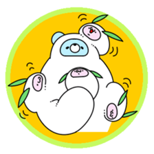 snow rabbit and snow bear sticker #2882918