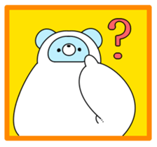 snow rabbit and snow bear sticker #2882919