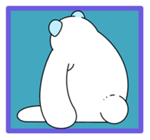 snow rabbit and snow bear sticker #2882922