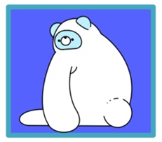 snow rabbit and snow bear sticker #2882923