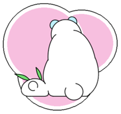 snow rabbit and snow bear sticker #2882925