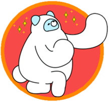 snow rabbit and snow bear sticker #2882927