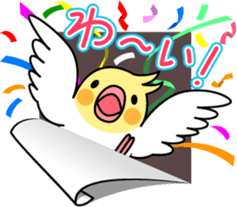 Talkative cockatiel,budgies,Java sparrow sticker #2883819