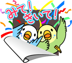 Talkative cockatiel,budgies,Java sparrow sticker #2883820