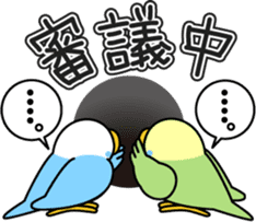Talkative cockatiel,budgies,Java sparrow sticker #2883836