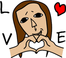 same face family sister sticker #2883907