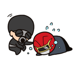 Working hero sticker #2884118