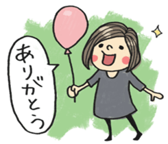 Do your best. Girl sticker #2884260