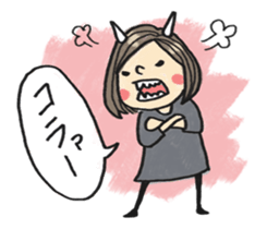 Do your best. Girl sticker #2884264