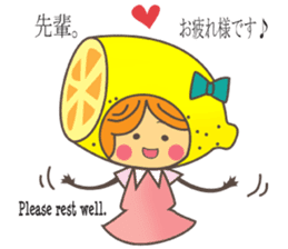 Fruity Girls with English sticker #2884343