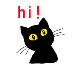 Cat witch Mimi English  version sticker #2884539