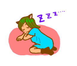 Cat witch Mimi English  version sticker #2884544