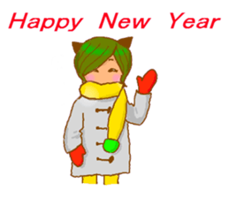 Cat witch Mimi English  version sticker #2884560