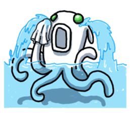 Choochai the Octopus sticker #2884580