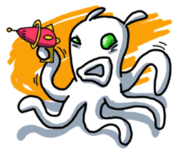 Choochai the Octopus sticker #2884601