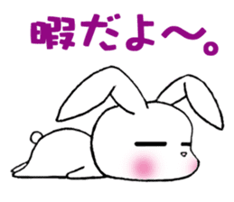 The rabbit 2 which presumes sticker #2885052