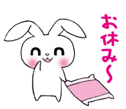 The rabbit 2 which presumes sticker #2885056