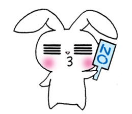 The rabbit 2 which presumes sticker #2885064