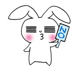The rabbit 2 which presumes sticker #2885064
