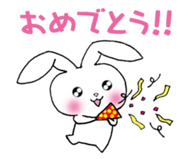 The rabbit 2 which presumes sticker #2885065