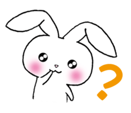 The rabbit 2 which presumes sticker #2885078