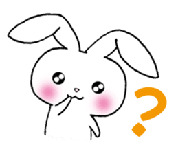 The rabbit 2 which presumes sticker #2885078