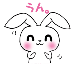 The rabbit 2 which presumes sticker #2885080