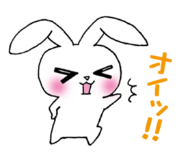 The rabbit 2 which presumes sticker #2885085