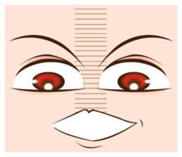 It is a funny face softly. sticker #2885194