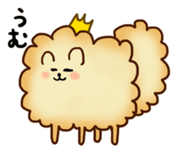 King of the Pomeranian sticker #2886333
