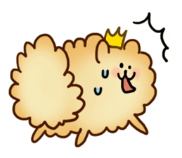 King of the Pomeranian sticker #2886353