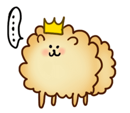 King of the Pomeranian sticker #2886360