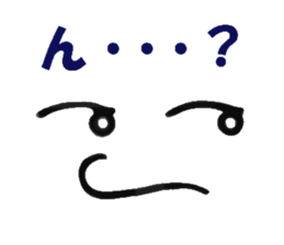 Conveys thought with an expression sticker #2886837