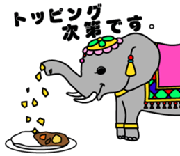 I love curry ! Prof. Purselam & friends. sticker #2886902