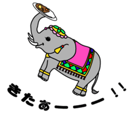 I love curry ! Prof. Purselam & friends. sticker #2886910