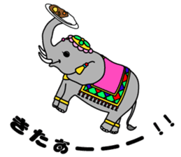 I love curry ! Prof. Purselam & friends. sticker #2886910